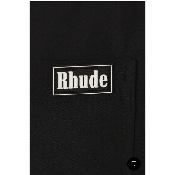 Rhude Curve Panel Track Pants Black Cream & Yellow - Picture 5 of 6